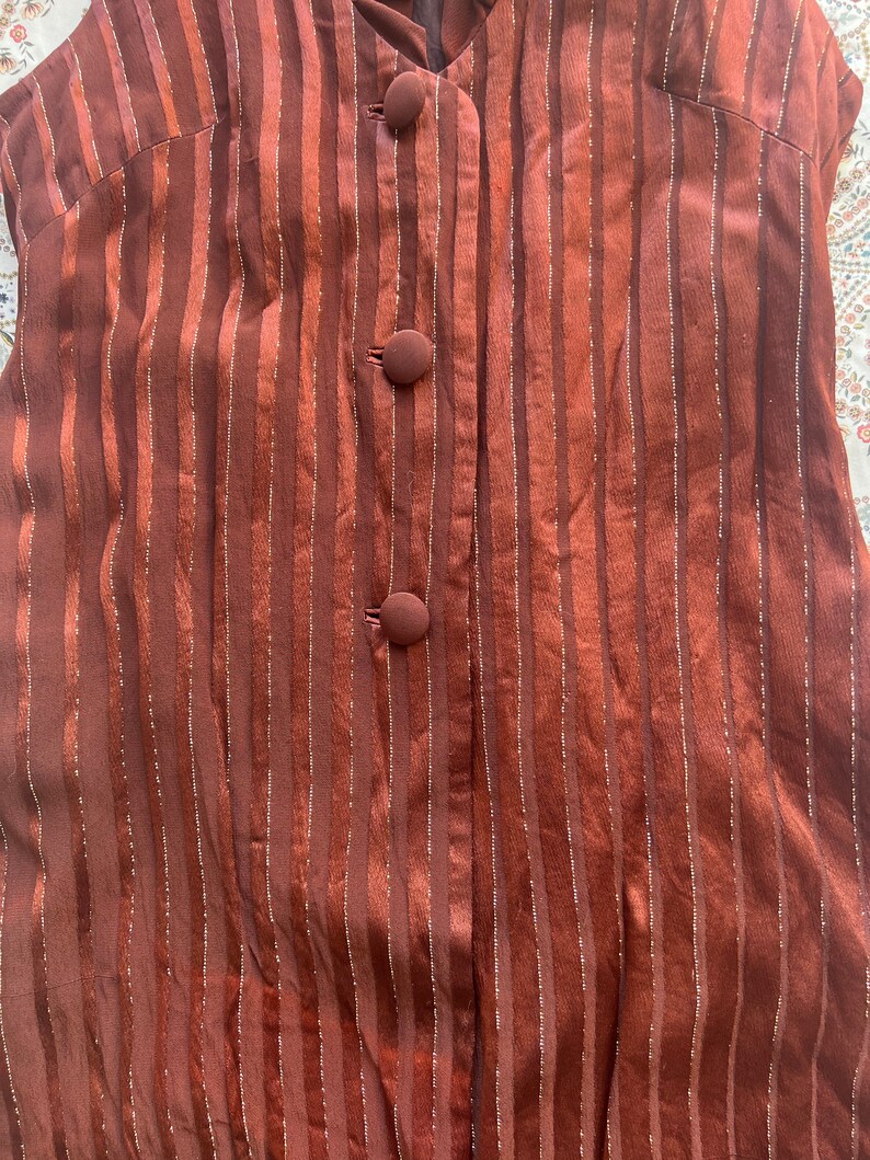 •PETRA• pinstripe collared top