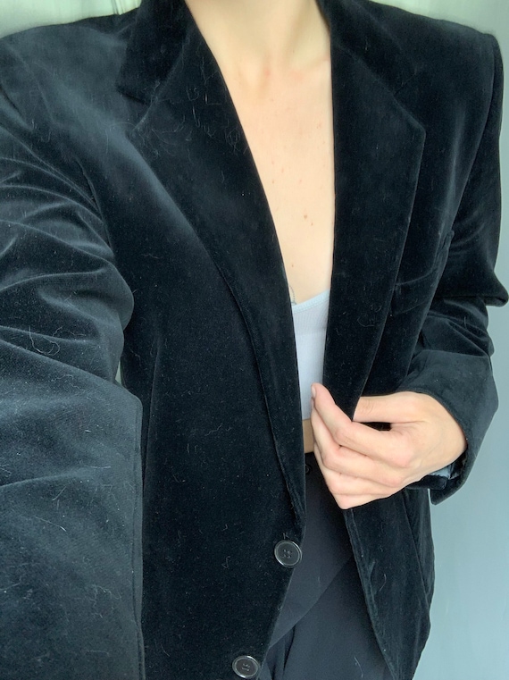 Black Velvet Blazer