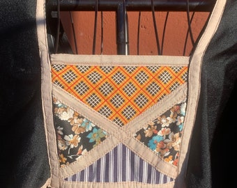 Vestido patchwork de los 70