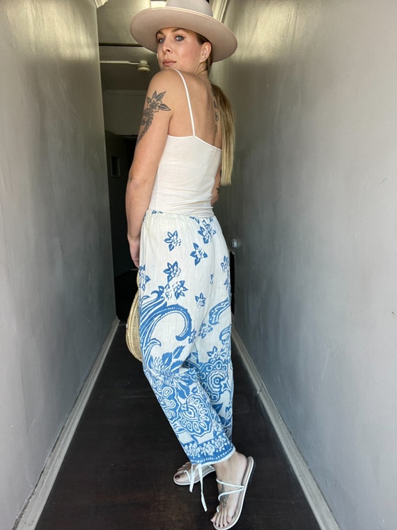 Bali Swirl Linen Pants - image 4