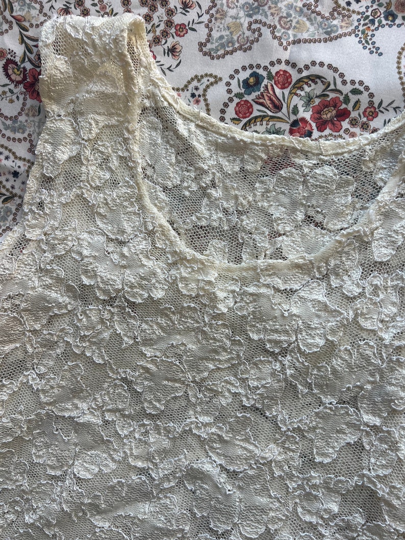 Crush Lace Motif Tiered Top