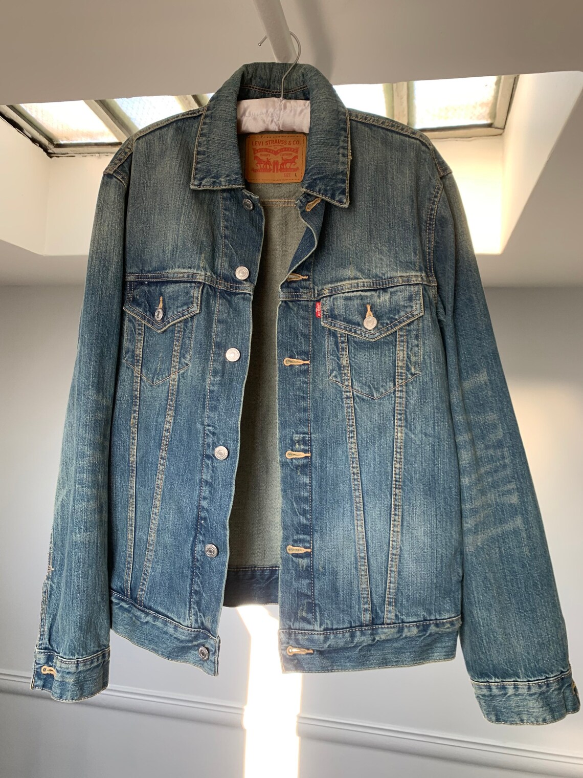 Levis Red Tab Denim Jacket Etsy