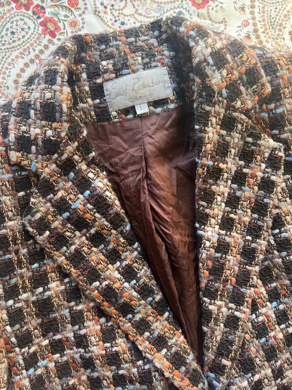 Jessy Vintage Cropped Tweed Blazer