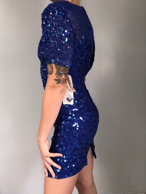 Sequin Cocktail Dress - image 5