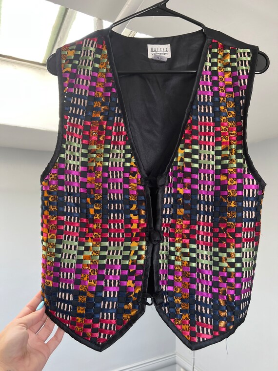 Halsey Patchwork Vest - image 1