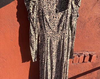 Vestido Zara Leopardo