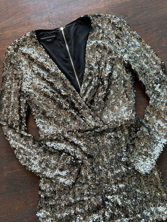 BEBE X Naven Sequin Romper