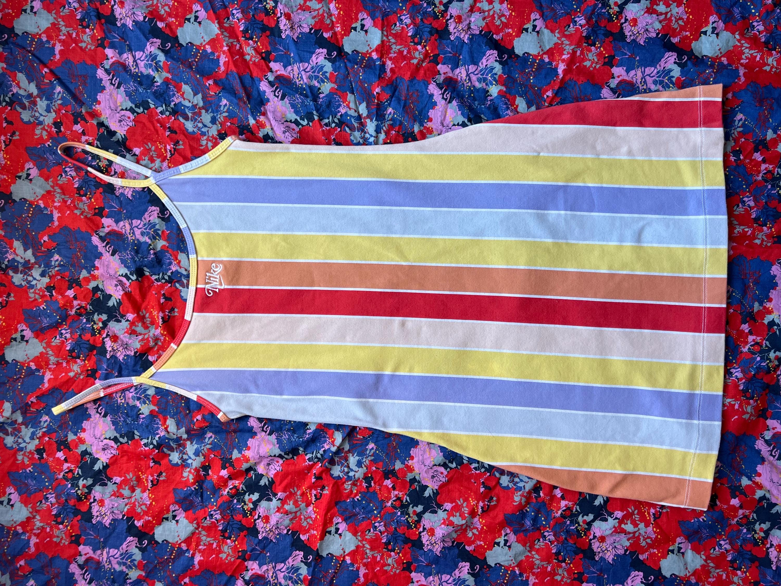 nike rainbow stripe dress