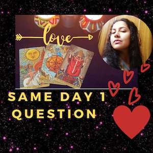 Psychische Tarot Kartenlegung | 1 Frage | 98% Acct Prediktionen |Am selben Tag