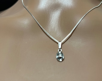 Dainty Cowboy Hat Pendant/Cowboy Hat Necklace/Sterling Silver Cowboy Hat/Tiny Cowboy Hat/Western Necklaces