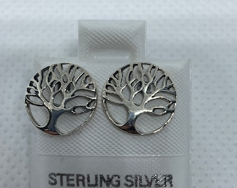 Tree Of Life Earring/Silver Tree Of Life/Dainty Tree of Life Earring/Tree Of Life Stud Earring/Small Tree of Life
