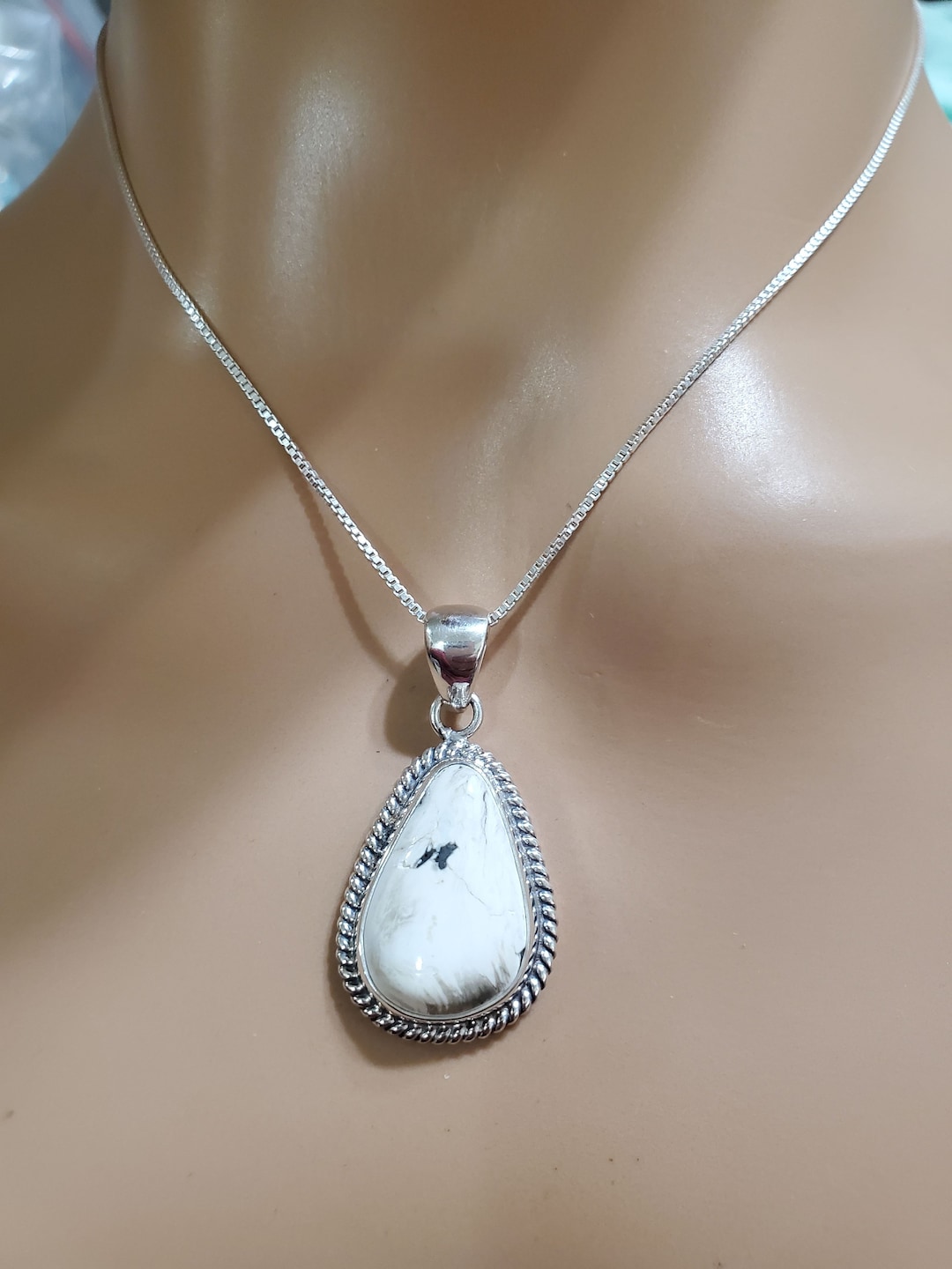 Leroy James White Buffalo Necklace