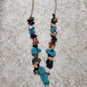 Fetish Necklace / Animal Fetish / Hand Carved Fetish / Fetish Jewelry / Gift For Her / Kachina