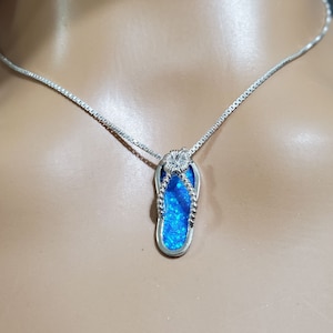 Sandy Toe Pendant/ Flip Flop Necklace/Sterling Silver Flip Flop/Dainty Flip flop/Beach Jewelry/Sandy Toe/Sandle Pendant/Flip Flop Pendant