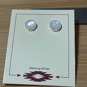 Rainbow Moonstone Earrings/Natural Moonstone Stud Earring/Moonstone Earring/Rainbow Moonstone/White Moonstone Earring/Healing Stone