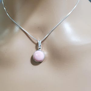 Conch Shell Pendant/Sterling Silver Shell Pendant/Pink Conch Shell Pendant/Dainty Conch Shell Pendant/Conch Shell Necklace/Gift/LL60