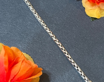 Simple Sterling Silver Bracelet/ Sterling Silver/ Strong Clasp / Sturdy Bracelet