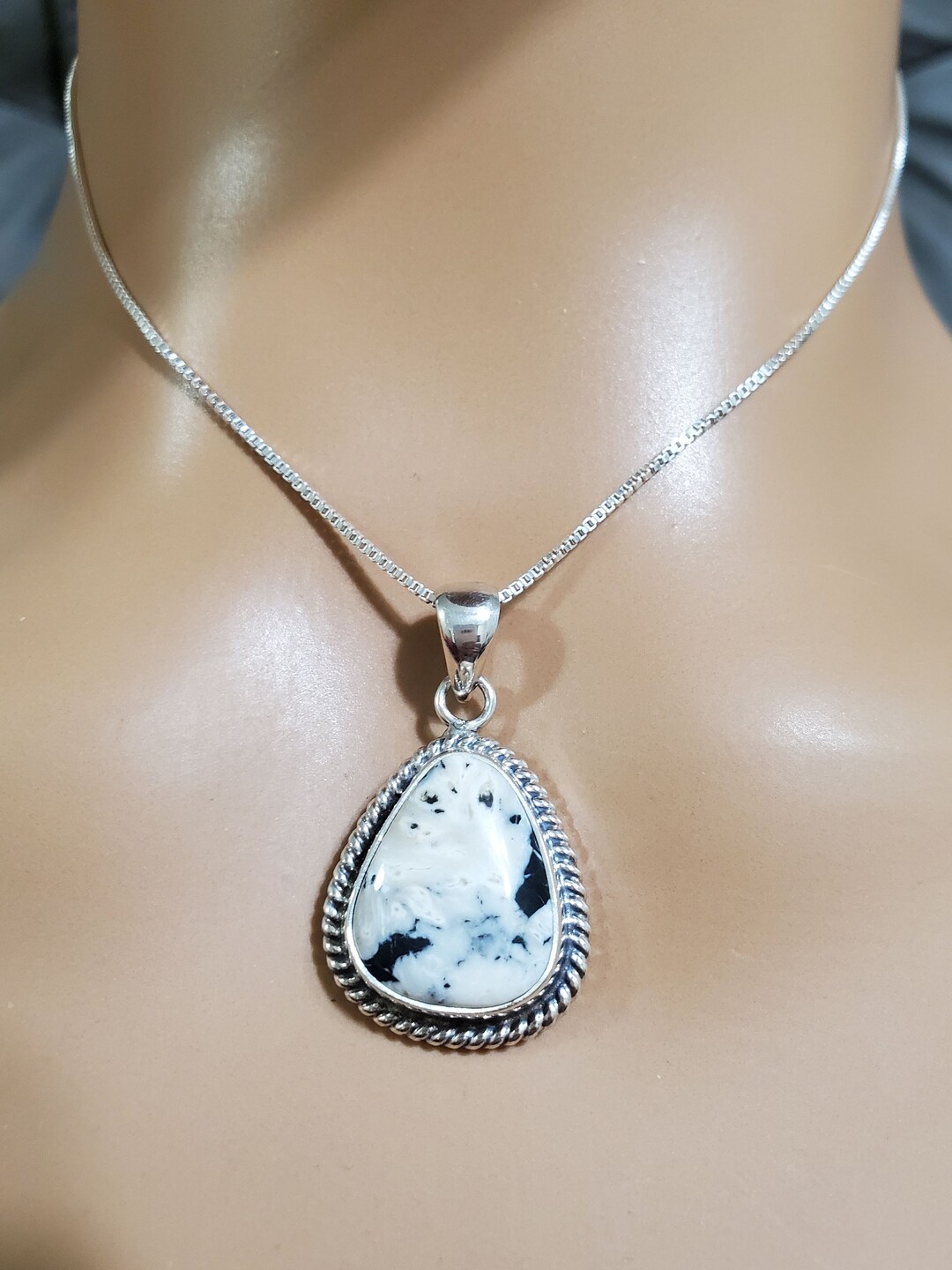 White Buffalo Pendant - M. Spencer main image 1