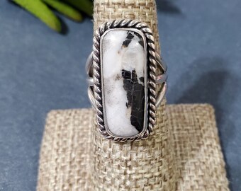 ホワイトバッファロー スターリングシルバー ネイティブアメリカン