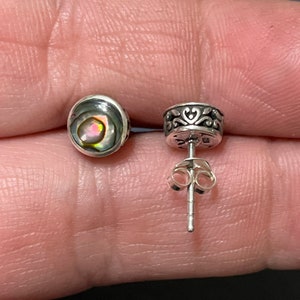 Brynne Shell Stud Earring, Abalone main image 1