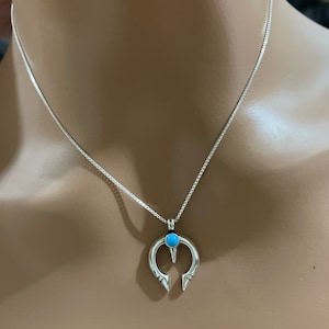 Naja Pendant Necklace/Turquoise Naja pendant/Fire Opal Naja/Naja Necklace/Pendant Naja/Sterling Silver Naja/Cute Naja Pendant