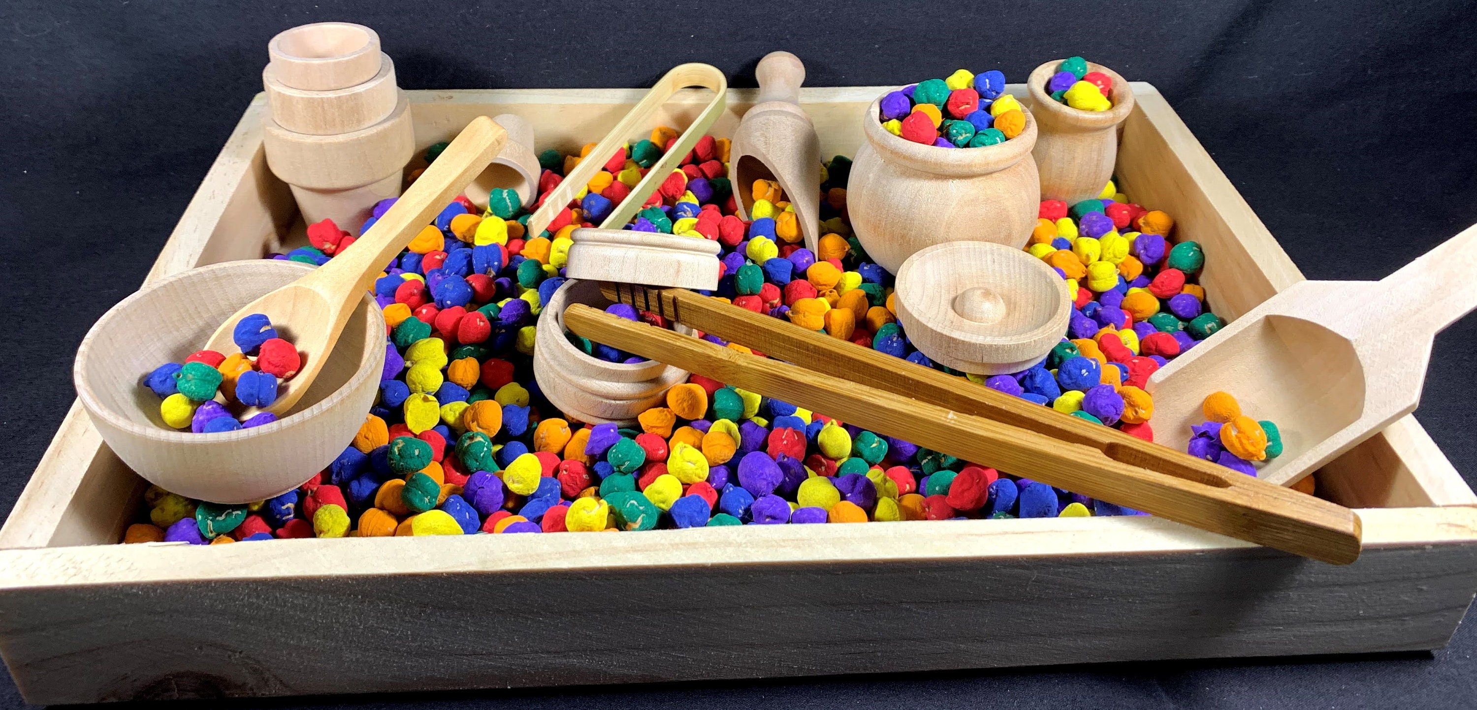 Wooden Sensory Bin Table Tools Large Assortment of Tools for Etsy