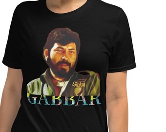 Gabbar Singh T-Shirt: Vintage Bollywood Movie Tee