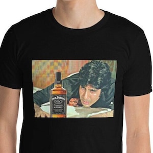 Bollywood Short-Sleeve Unisex T-Shirt, Desi pop culture T-shirt, Funny Alcohol Bollywood T-shirt, Best gift for him, Bollywood fan t-shirt