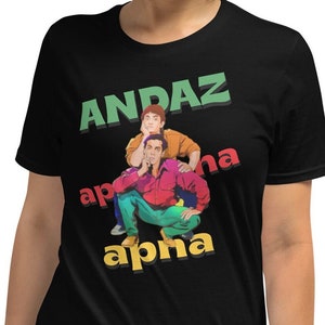 Classic Bollywood Short-Sleeve Unisex T-Shirt, Bollywood legend Tshirt, Desi pop culture shirt, Best gift T-shirt, Bollywood fan t-shirt