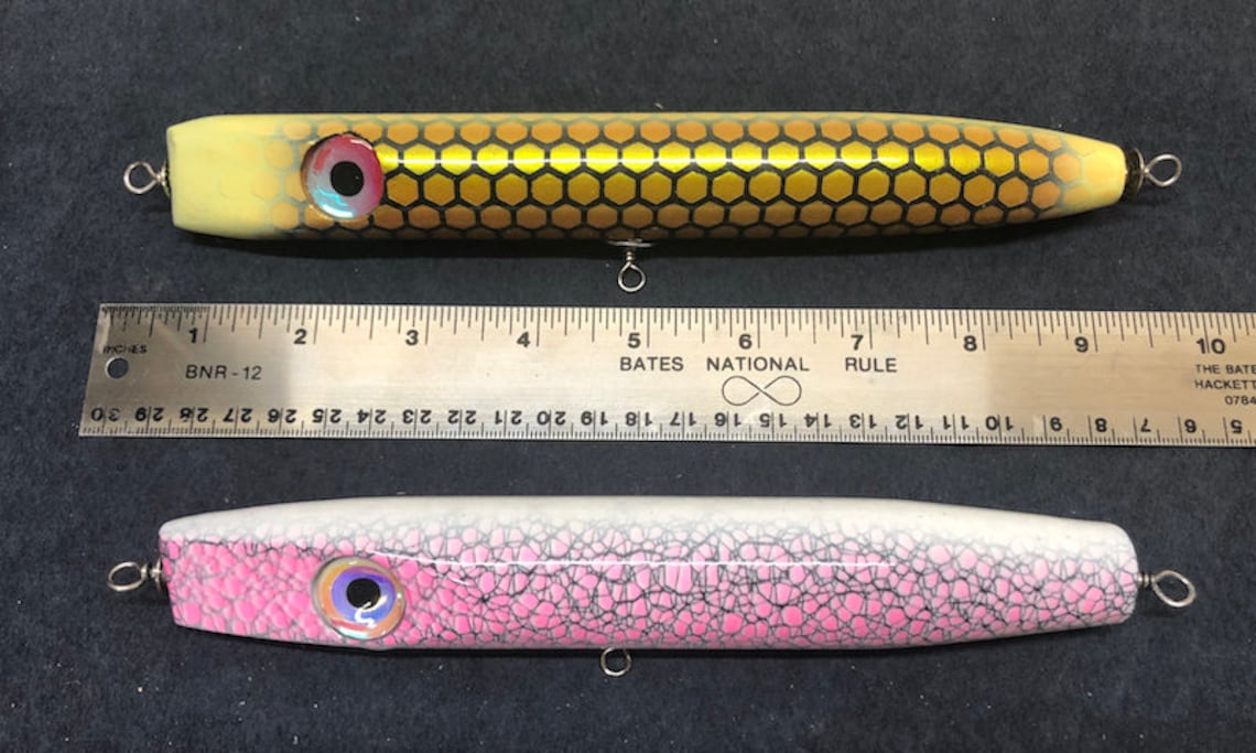Custom SALTWATER Lures Lot Asst Colors Sizes Styles Squid Etsy