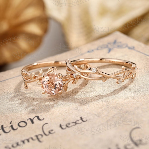 Vine Engagement Ring Etsy