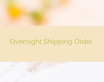 Overnight Shipping Order