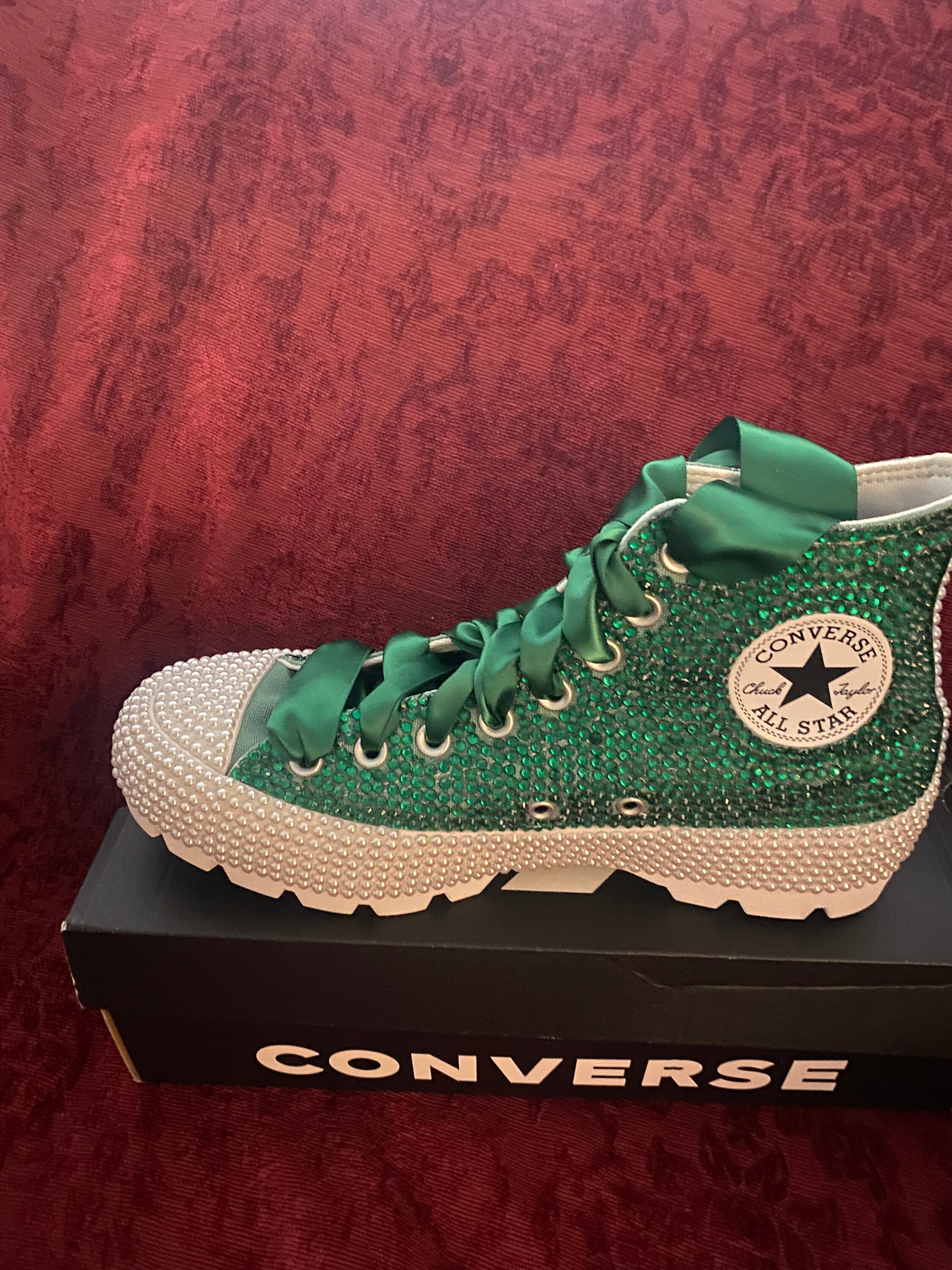 Custom Bling Converse - Etsy