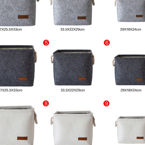 Felt Storage Binscustom Made Storagestorage Binsstorage Etsy