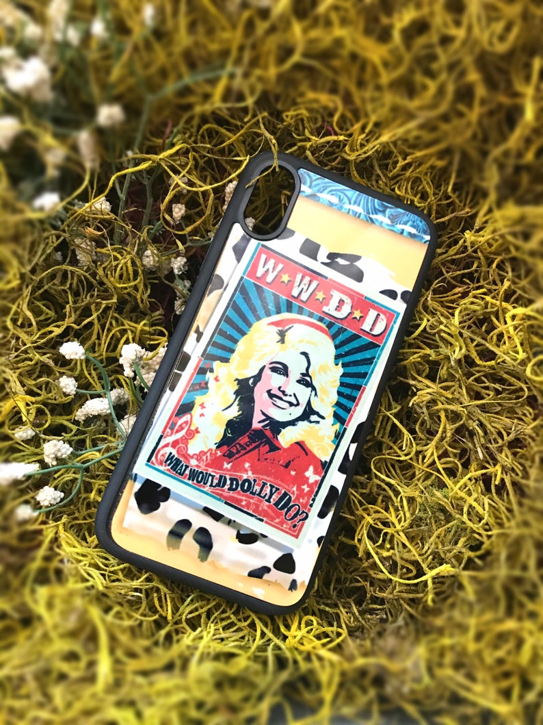 WWDD Dolly Parton Leather Printed Phone Case for Samsung and iPhone Etsy