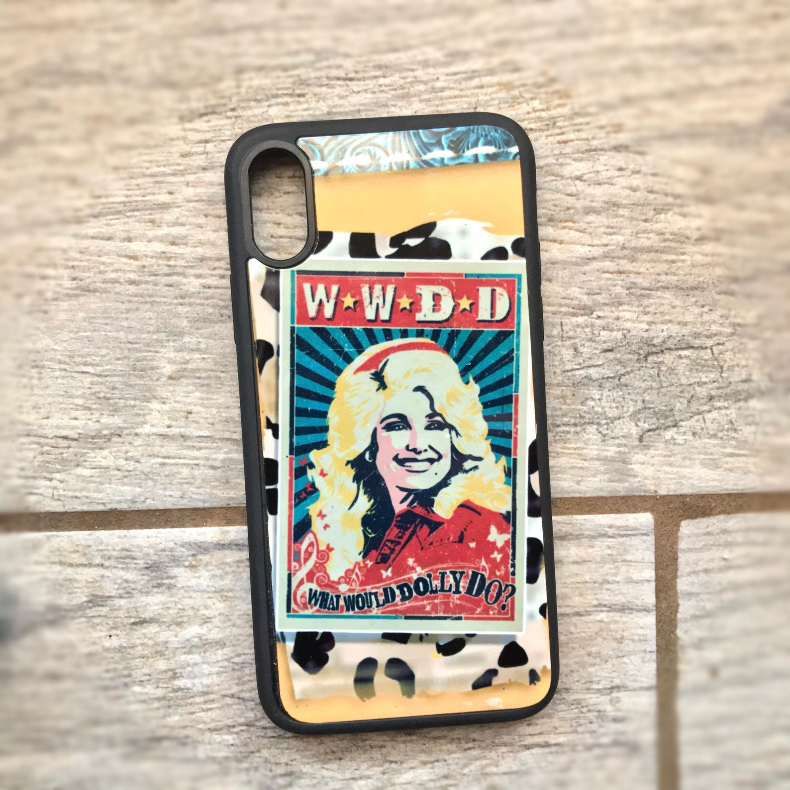 WWDD Dolly Parton Leather Printed Phone Case for Samsung and iPhone Etsy
