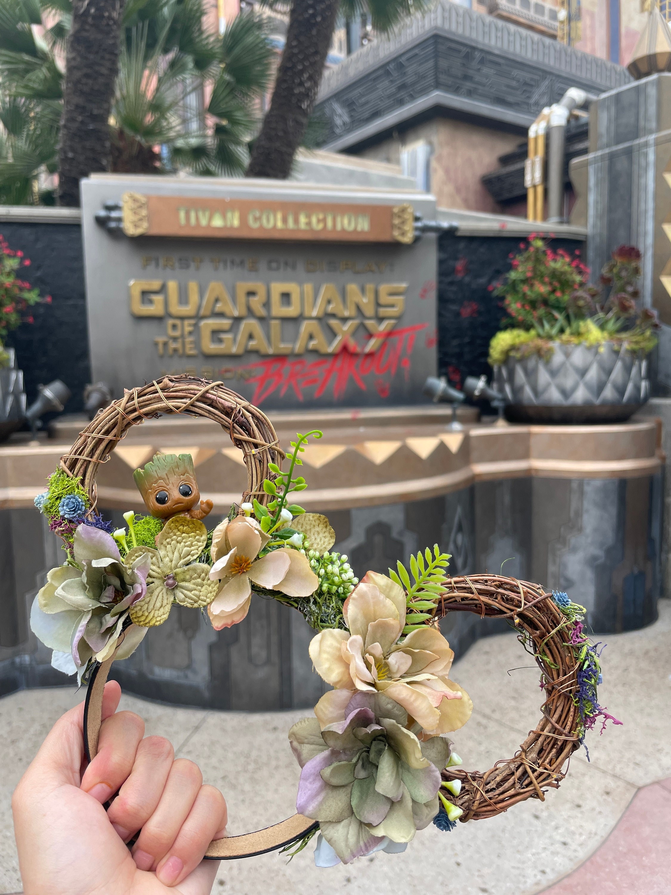Baby Groot Mickey Ears: Galaxy Guardians Headband - Etsy display picture 1