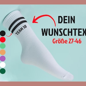 Personalisierte Socken, crew socks, Tennissocken, Statement Socken, Wunschtext Vatertag, Papa, Vater