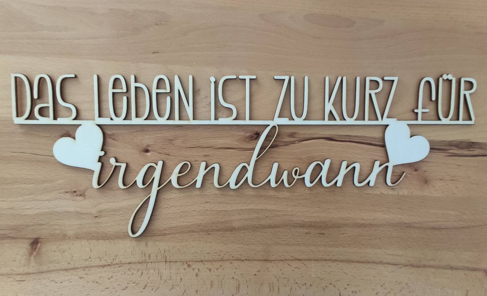 Holzspruch Holzschild Sprüche Leben Holzdeko Holzbild Wanddeko Etsy.de