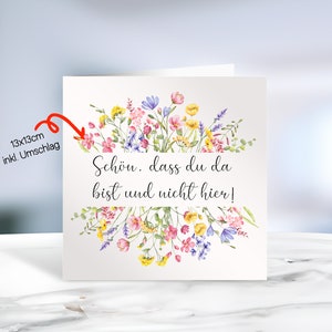 Geburtstagskarte Klappkarte, aufklappen, Katze, Sarkasmus, Postkarte, Beste Freundin, Geschenk, Valentinskarte, Happy Birthday, schön,