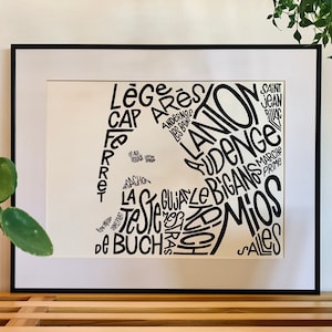 Poster Bucht von Arcachon