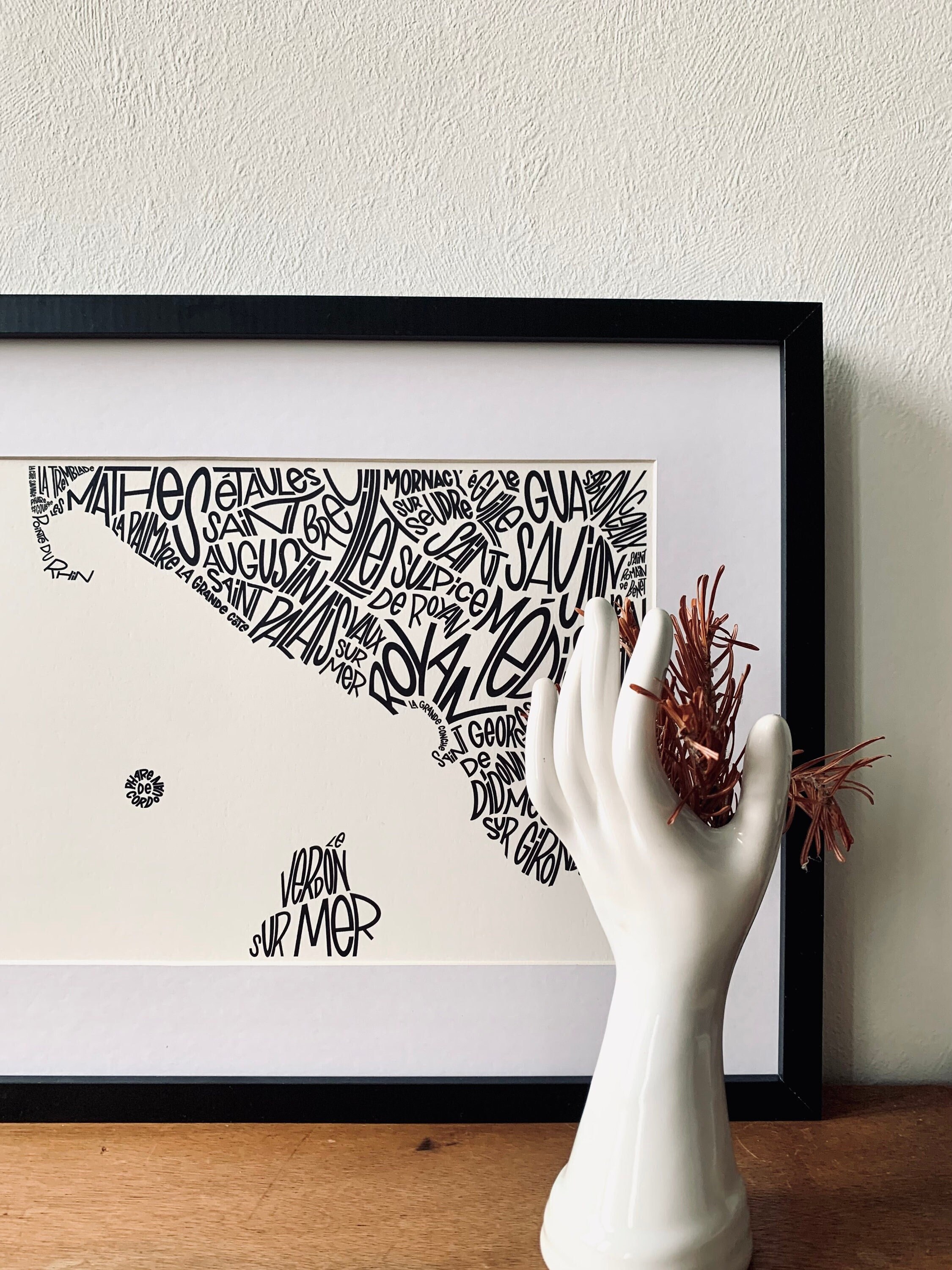 Royan/Côte Royannaise Affiche Plan Map Carte Format A4