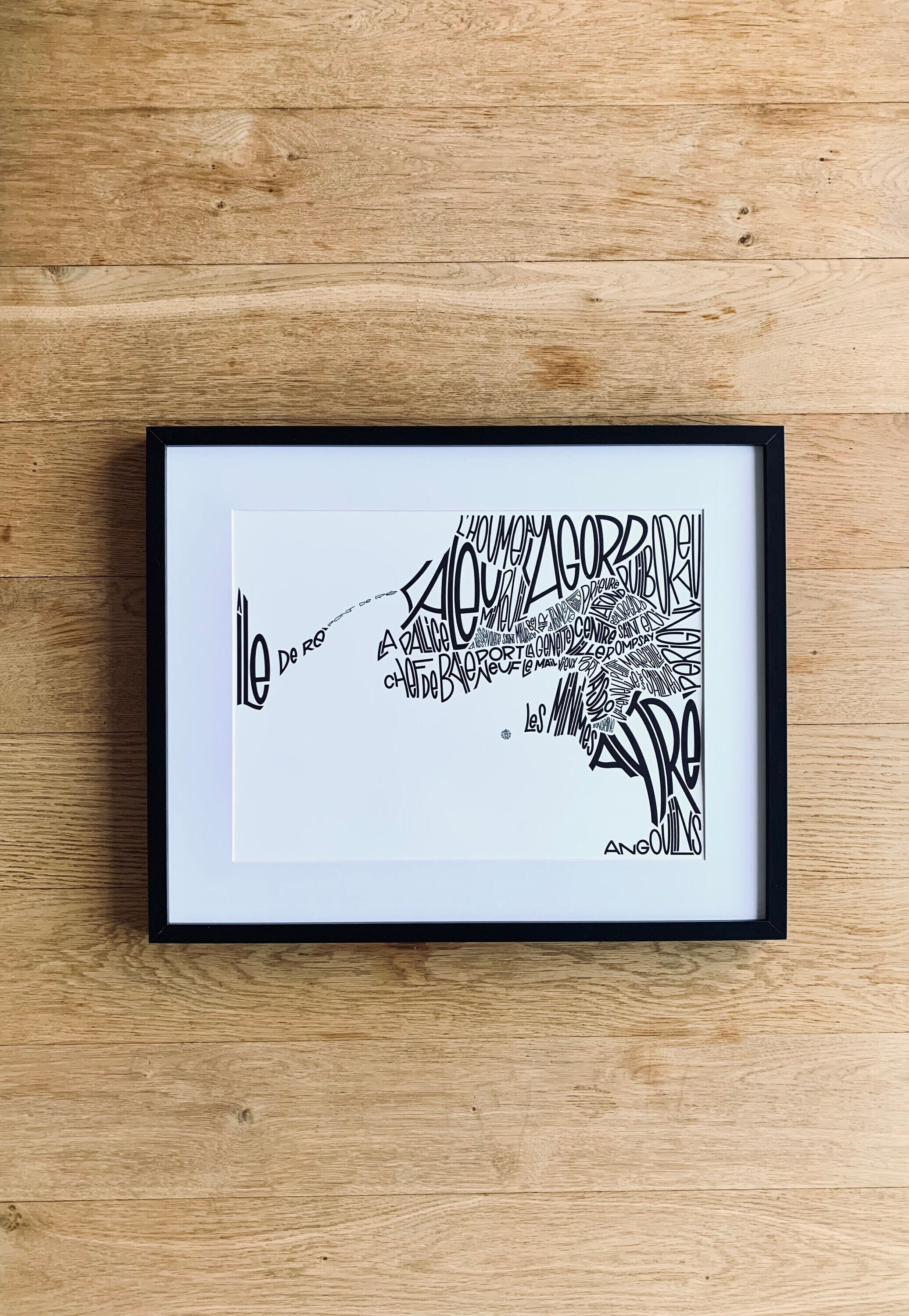 Affiche de La Rochelle/Les Petits Plans Format 30x40cm