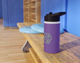 Mystical Mandala Water Bottle | Merkaba Reusable, Eco-Friendly, Gift for Yogis, Spirituality Lovers, Gym, Travel, Outdoor Adventure