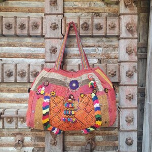 Green - Banjara Embroidery Handmade Keychain 13