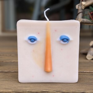 Mother and Child Candle Handmade Picasso Candle Soy wax Funky Australian Made Candle Christmas Present image 7