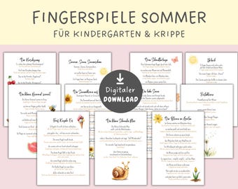 Summer finger games for morning circle, kindergarten morning circle, summer singing and circle games, holiday finger games, rhymes for children