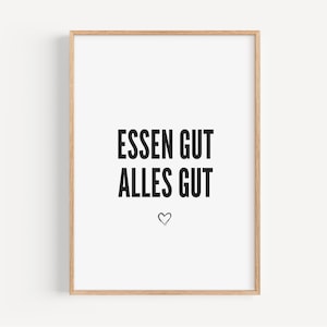 Poster Eat well everything is good to print, poster kitchen, kitchen poster, kitchen pictures, picture for dining room, kitchen decoration, kitchen decoration, picture kitchen