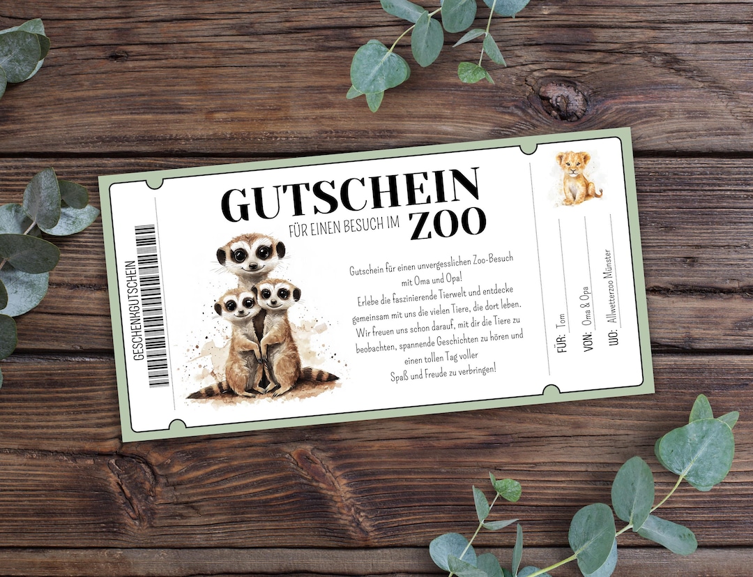 Verwunderlich Zoo Osnabruck Gutschein Bildnull