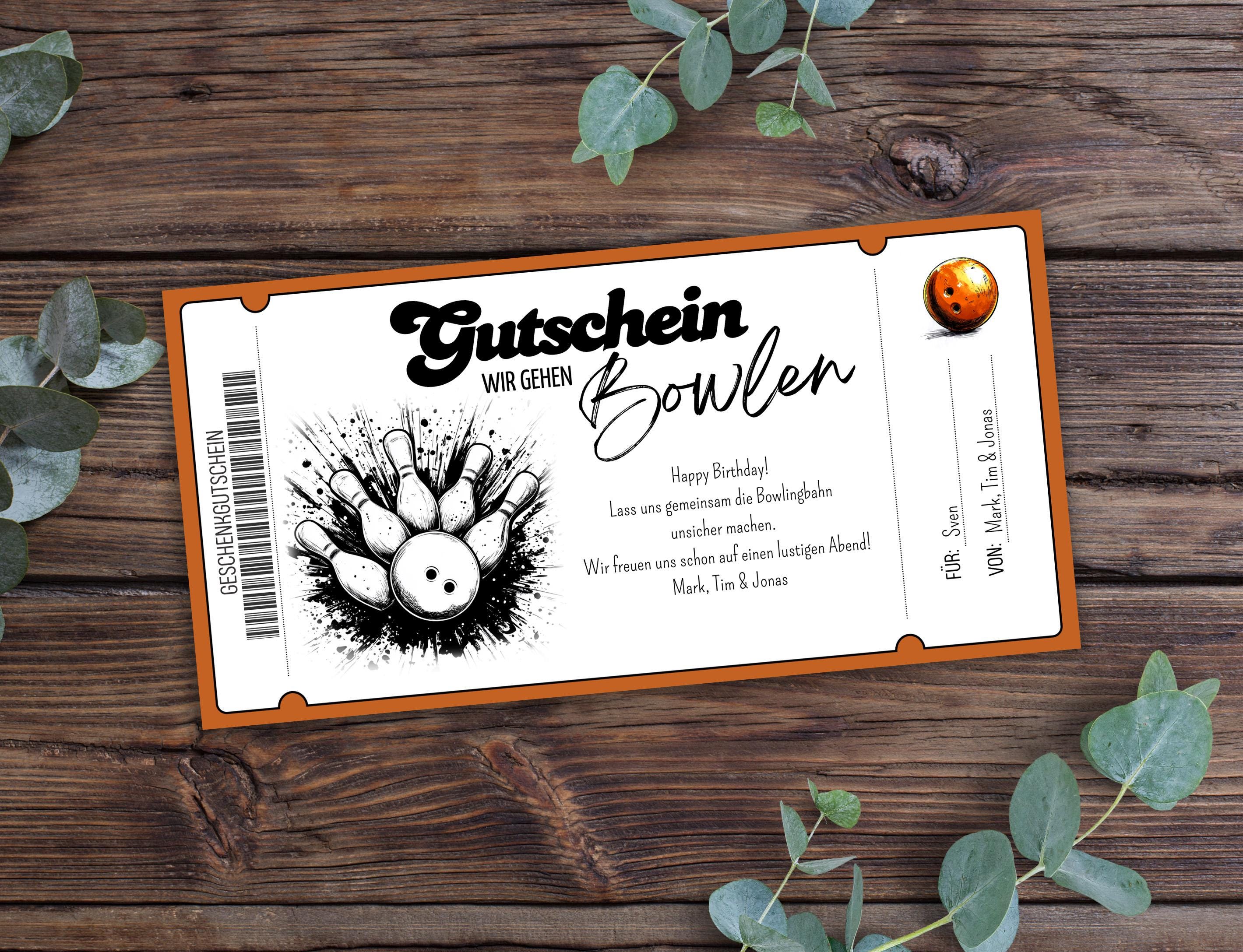 Gutschein Bowlen Gehen Zum Ausdrucken Ticket Bowlen Geschenkgutschein Gutschein Bowlen Gehen Zum Ausdrucken Ticket Bowlen Geschenkgutschein